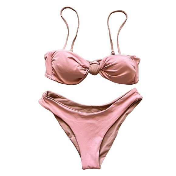 New Free People Kya Reversible Penelope Reversible Bikini Top + Stella Bottom S - Picture 5 of 5